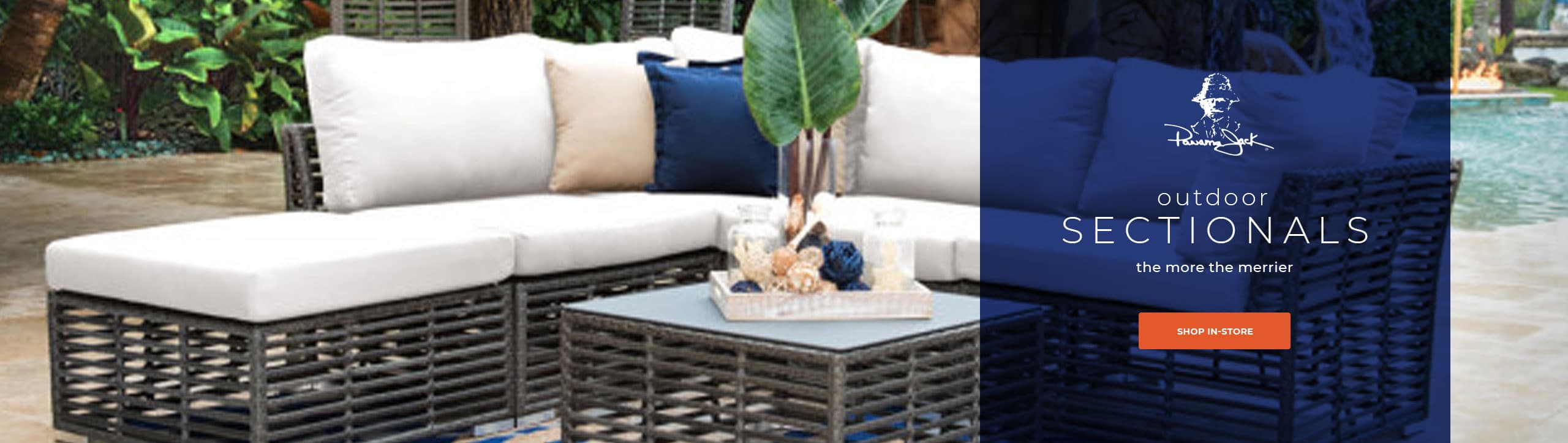 Outdoor Sectionals by Panama Jack - Shop Instore